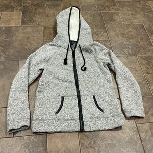 🥵 Gray Hooded Zip-Up American Eagle hoodie